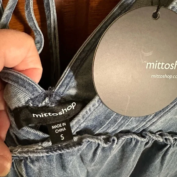 NWT Denim Dress - Picture 2 of 10